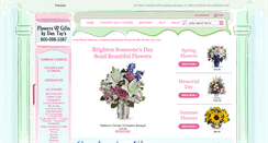 Desktop Screenshot of dantaysflowersandgifts.com